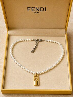 Fendi Modern Designer Necklace Style 3 | New with Box